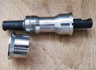 Tretlager / Innenlager passend f. Fahrräder mit BSA,  ITA und/oder defekten Schraubgewinden, Keilachse 