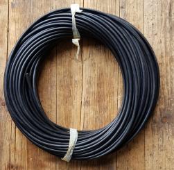 Zündkabel, schwarz, D=5mm, 50cm Stück, orig. aus Lagerbestand 