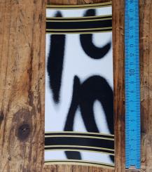 Aufkleber "Flammdekor", passend für 60-80er Jahre Fahrräder, orig. alte Neuware, Maße siehe Bild 