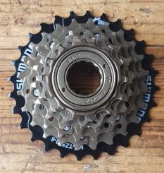 Freilaufkranz "SHIMANO", 6-fach, Standardgewinde 1.375" x 24 tpi, Restbestand, 14-16-18-21-24-28 Z. 