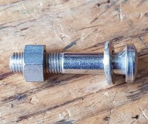 Sattelklemmbolzen, vernickelt M8 x 40mm, orig. aus Vorkriegsbestand ! 