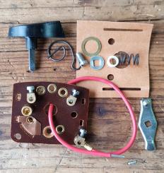 IKU univ. Gehäuseschalter für Scheinwerfer Moped,  orig. 60-70er Jahre, alte Neuware ! 