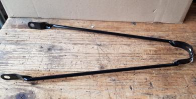 Hollandrad Strebe 28", schwarz, passend für Hollandräder Gazelle und andere Typen, Befestigung auf der Achse 