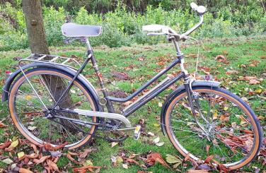 Zerlegerad, "GRITZNER 1/2 + 1/2", 60er Jahre , 26", grau, Originalzustand, rares Modell 