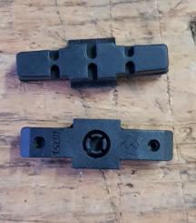 Bremsklötze für MAGURA HS Modelle,  Satz 2 Stück zum aufclicken, L: ca. 50 mm          