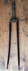 Gabel 28 Zoll "PRESTO Othello" orig. 20er Jahre unrestauriert, Schaftlänge 149 mm,  Zustand siehe Bilder 