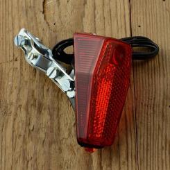 Kunststoffrücklicht, "BUMM", orig 70/80er Jahre , schlanke Ausführung, 78x35mm, Strebenmontage 