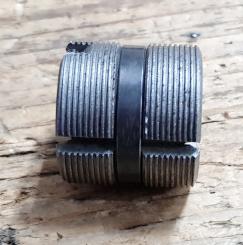 STAHL Bremsmantel pass. f. F&S Torpedo Fahrrad Rücktrittnabe, NOS, D=33,7mm L=32mm, 30-80er Jahre, STAHL 