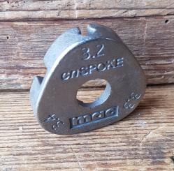 Nippelspanner / Speichenschlüssel "CN MAC", hochwertige Profi-Werkstatt- Ausführung f. Fahrrad 