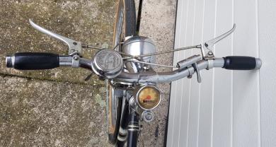 Herrenfahrrad Sportrad  "EXPRESS-Tacho-Rad, 3-Gang Mod. 53 (dicke Berta) , 50er Jahre, schöner Originalzustand!, 26 Zoll, RH: 55  cm 