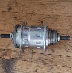 Nabe 3-Gang,"SACHS", seltene 28 Loch Sportversion ohne Rücktritt, orig. alte Neuware aus SACHS Bestand 80/90er J.  