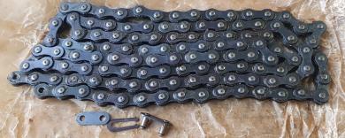 Fahrradkette "ungemarkt" 1/2 x 3/32  Zoll, ideal für Renn-und Sporträder mit 4-6 fach Kettenschaltung, ca. 50 Jahre alter Bestand ! 