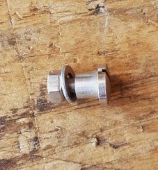 Hebelschraube M5, L=16 mm, D=7.0mm, vernickelt 