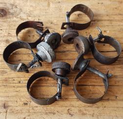 Bandfeststeller für Gabelschaftklemmung, ähnlich Abbildung, gebraucht 