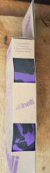 Lenkerband "CINELLI", SPLASH lila-schwarz, incl. Lenkerstopfen 