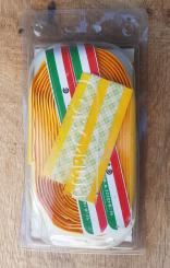 Lenkerband "AMBROSIO", gelb, klassisches Lenkerband der 80/90er Jahre, NOS       