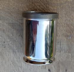 RIEMANN Karbidlaternen Becher, rare, orig. alte Neuware !, ggf. mit leichter Patina, Schraubanschluss 