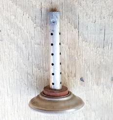 RIEMANN Karbidlaternen Becherverschraubung, 47 mm, are, orig. alte Neuware !, ggf. mit leichter Patina   