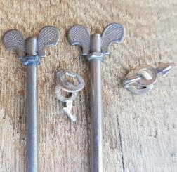 RIEMANN Karbidlaternen , Feder m. Zeiger für die Regulierschraube Wasserzufuhr, rare, orig. alte Neuware ! 