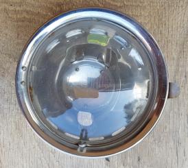 RIEMANN Karbidlaternen Kopfstück,  Durchmesser :95 mm,  Lichtaustritt: 80 mm, rare, orig. alte Neuware !, ggf. mit leichter Patina   