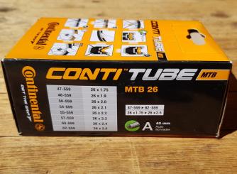 Continental - Schlauch 26 x 2.00/2.25/2.50, Autoventil (AV) f. MTB, Moped, Motorfahrrad etc.  