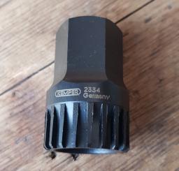Freilauf Abnehmer "KEMPER"  für Innenlager Shimano Komakttr. , 1/2" Aufnahme , einsatzgehärtetes Profiwerkzeug 