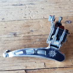 Umwerfer "SIMPLEX", 2-fach, Stahlausführung, mit Klappschelle ca. 29 mm, 60/70er Jahre,  NOS 