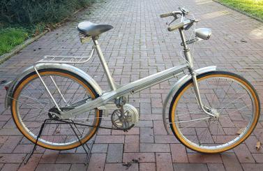 HK-Rad (Vorläufer des Hercules 2000 Rades) , orig. 50er Jahre, Aluminiumrahmen, 26" , 3-Gang Mod. 55, sehr rar. 