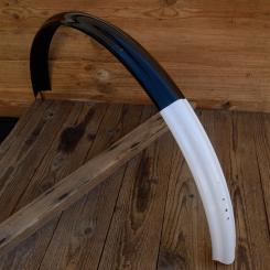 Schutzblech 26" "Schweizer Militärrad" f. Hinterrad, weiß abgesetzt, alte Neuware der CH Armee. 