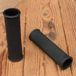 Griffbezug Motorfahrrad/Motorrad "MAGURA", Gummi schwarz, L=122 mm, D: 26 - ca..28 mm, beidseitig offen 