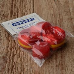 Lenkerband "BENOTTO", rot-gelb, incl. Lenkerstopfen 