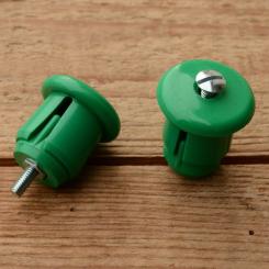 Lenkerendstopfen "UNIVERSELL", grün, Kunststoff, orig. Altbestand 