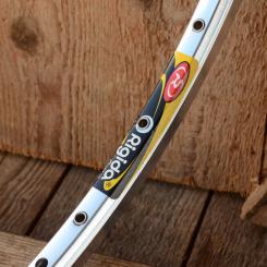 Felge f. Drahtreifen "RIGIDA RYDE Chrina", 28", Alu poliert, 32 Loch 