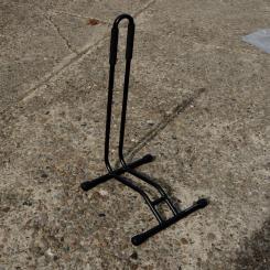 Ausstellungs Ständer, "EASYSTAND", Aluminium schwarz, Höhe 75cm, Breite 38cm, sehr standfest! 