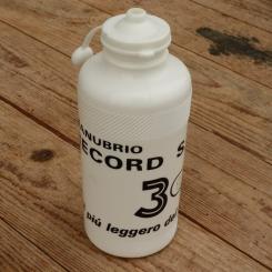 Trinkflasche "3 ttt", weiss, Kunststoff, orig. Altbestand, 70/80er Jahre, NOS 