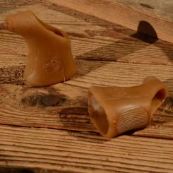 Bremshebel Überzug "CAMPAGNOLO", Shield Logo, braun 