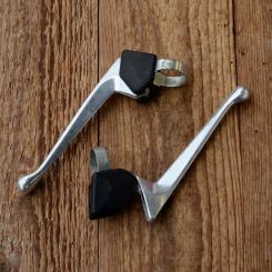 Bremshebel Satz "CLB", orig. 70-80er Jahre NOS, Schelle 22-24 mm, alte Neuware 