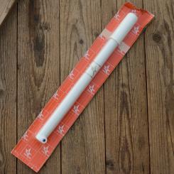 Luftpumpe "SKS", Länge: 345-365 mm , Kunststoff weiss, u.a. passend für Klappfahrrad / Minifahrrad, Sportrad 60-80er J. 