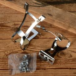 Pedalhaken / Rennhaken "ICS Type", verchromt 