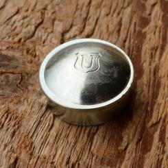 Pedalkappe, "UNION", glanzverzinkt, D_innen=17.5mm D_aussen=19.5mm, orig. alte Neuware 