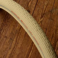 Fahrrad Reifen, 28" x 2.0 (50-622), "SCHWALBE FAT FRANK", cremefarben, Abb. ähnlich, Beschriftung in schwarz 
