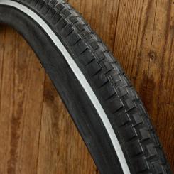 Fahrrad Reifen, "SWALLOW", 28 x 1,75 (47-622), altes Profil, schwarz mit Reflexstreifen 