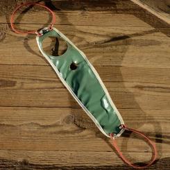 Tankbezug / Tankschoner, für Mopeds, olivgrün RAL6011, L=330mm/B=90mm 