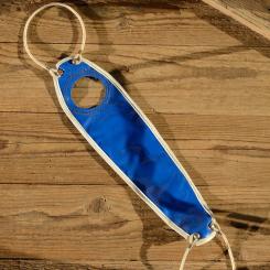 Tankbezug / Tankschoner, für Mopeds, blau RAL5005, L=335mm/B=88mm 