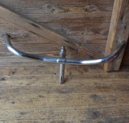 Sportlenker, Breite 52 cm, Schaftdurchmesser 22 mm, Schaftlänge 13 cm, 50er bis 60er Jahre 