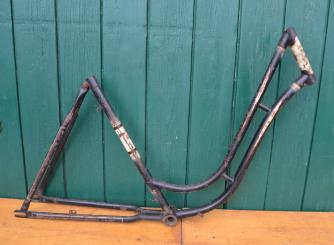 Fahrradrahmen Fabrikat unbekannt, 28 Zoll, Damenausführung von 1961 