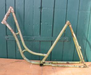 Fahrradrahmen "Bergsteiger" Damenausführung, 50er Jahre, 28 Zoll 