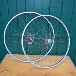 Laufradsatz 28 Zoll "Mayweg"-Felgen 28 x 1,75, Breite 28 mm, Vorderradnabe von "Dürkopp" 