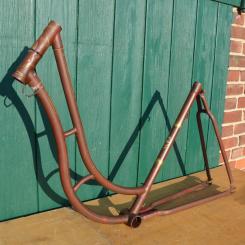 Fahrradrahmen "Victoria" Modell V62D, Rahmennummer 1712XXX 