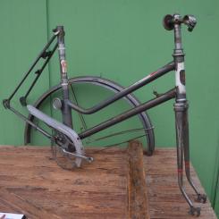 Fahrradrahmen "Gritzner", Zerlegerad ½ x ½, 26 Zoll, 60er Jahre, Rahmenhöhe 56 cm 